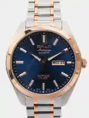 Синий меланж часы наручные механические Omax OSA001