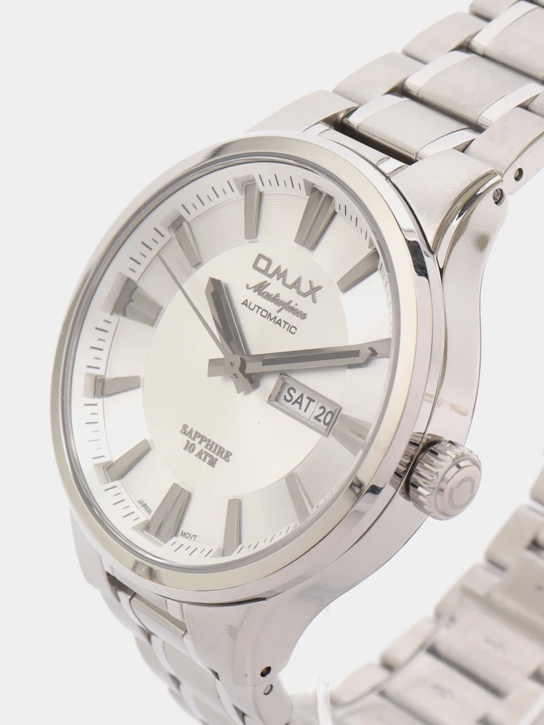 Серый металлик часы наручные механические Omax OSA010