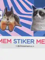 Наклейки-стикеры "Мем Батл. Что за мем?"