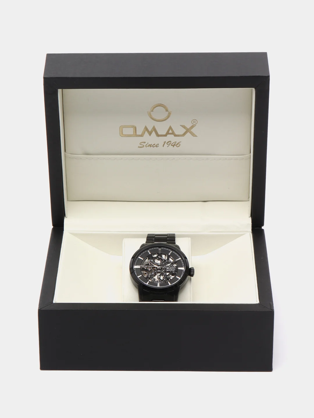 Черный часы наручные механические Omax OAOR007