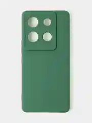 Зеленый чехол для Infinix Note 30 VIP (5G) матовый, с дополнительной защитой камеры
