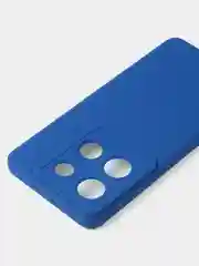 Синий чехол для Infinix Note 30 VIP (5G) матовый, с дополнительной защитой камеры