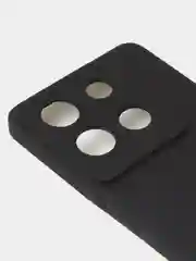 Черный чехол для Infinix Note 30 VIP (5G) матовый, с дополнительной защитой камеры