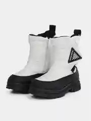 Белый детские зимние сапоги In Step, унисекс, на липучках, размеры 29-36