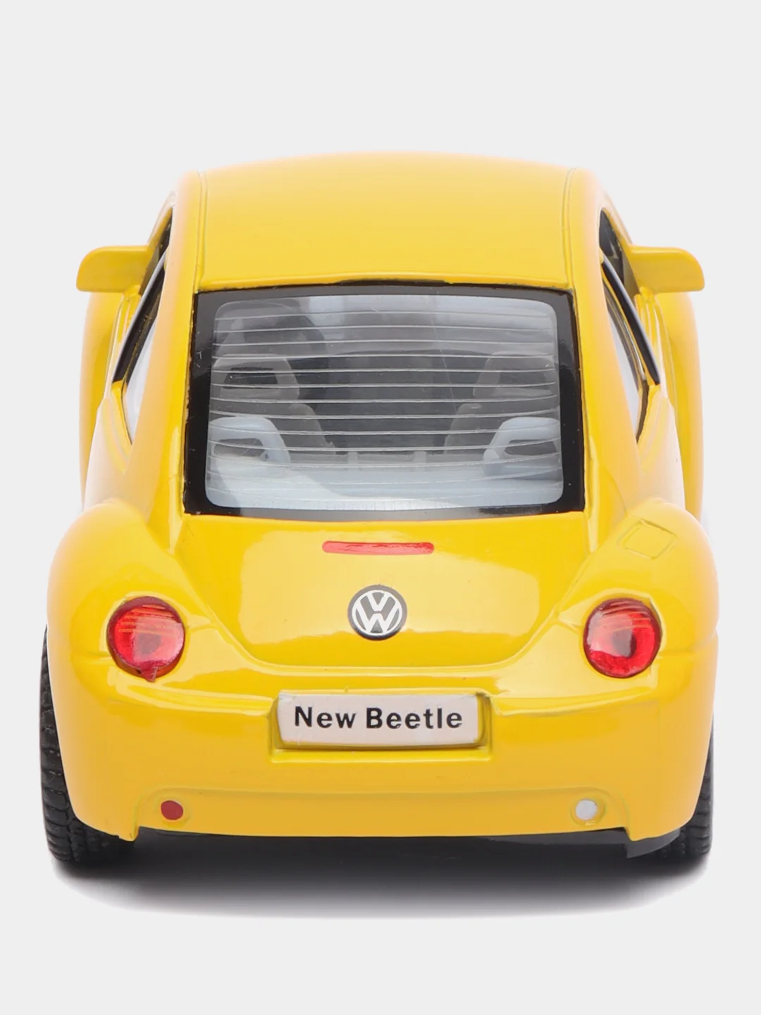 Желтый машинка металлическая инерционная 1:32 Volkswagen Beetle (Фольксваген Жук) KT5028D/Kinsmart