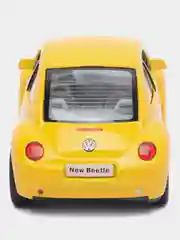 Желтый машинка металлическая инерционная 1:32 Volkswagen Beetle (Фольксваген Жук) KT5028D/Kinsmart
