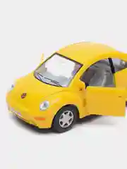 Желтый машинка металлическая инерционная 1:32 Volkswagen Beetle (Фольксваген Жук) KT5028D/Kinsmart