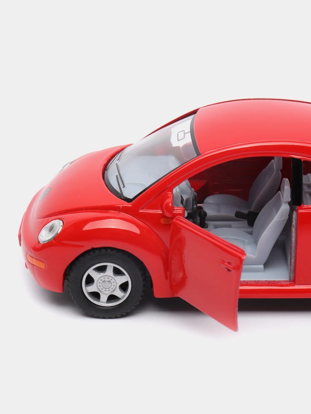 Зеленый машинка металлическая инерционная 1:32 Volkswagen Beetle (Фольксваген Жук) KT5028D/Kinsmart