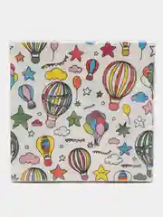 Салфетки бумажные, трехслойные, Шарики, с обводкой, 33*33 см, 20 шт