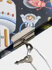 Подарочный набор блокнот космос на замочке с ручкой, для мальчиков