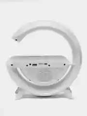 Беспроводная колонка с беспроводной зарядкой, Bluetooth, Ночник, Часы-будильник