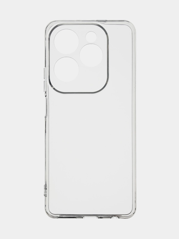 Чехол для Infinix Hot 40/Infinix Hot 40 Pro, прозрачный, силиконовый