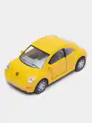 Желтый машинка металлическая инерционная 1:32 Volkswagen Beetle (Фольксваген Жук) KT5028D/Kinsmart