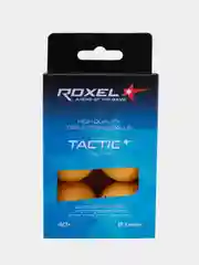 Мяч для настольного тенниса Roxel 1* Tactic, оранжевый, 6 штук