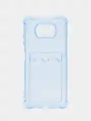 Синий меланж чехол для Xiaomi Poco X3, Poco X3 NFS, Poco X3 Pro (Сяоми Поко Х3, Поко Х3 Про) прозрачный