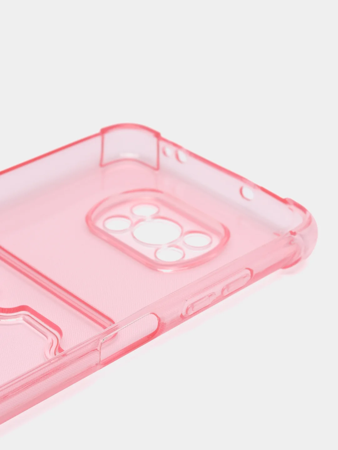 Розовый чехол для Xiaomi Poco X3, Poco X3 NFS, Poco X3 Pro (Сяоми Поко Х3, Поко Х3 Про) прозрачный