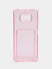 Розовый чехол для Xiaomi Poco X3, Poco X3 NFS, Poco X3 Pro (Сяоми Поко Х3, Поко Х3 Про) прозрачный