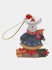 Золотой новогодняя ёлочная игрушка из дерева, Подвеска - украшение на ёлку