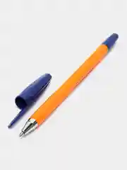 Ручка шариковая BRAUBERG M-500 Orange, синяя, узел 0,7 мм, линия письма 0,35 мм