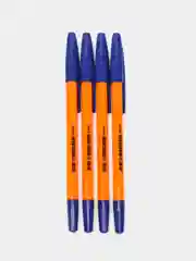 Ручка шариковая BRAUBERG M-500 Orange, синяя, узел 0,7 мм, линия письма 0,35 мм