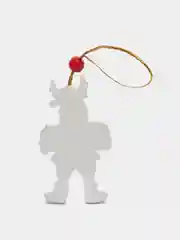 Рыжий новогодняя ёлочная игрушка из дерева, Подвеска - украшение на ёлку
