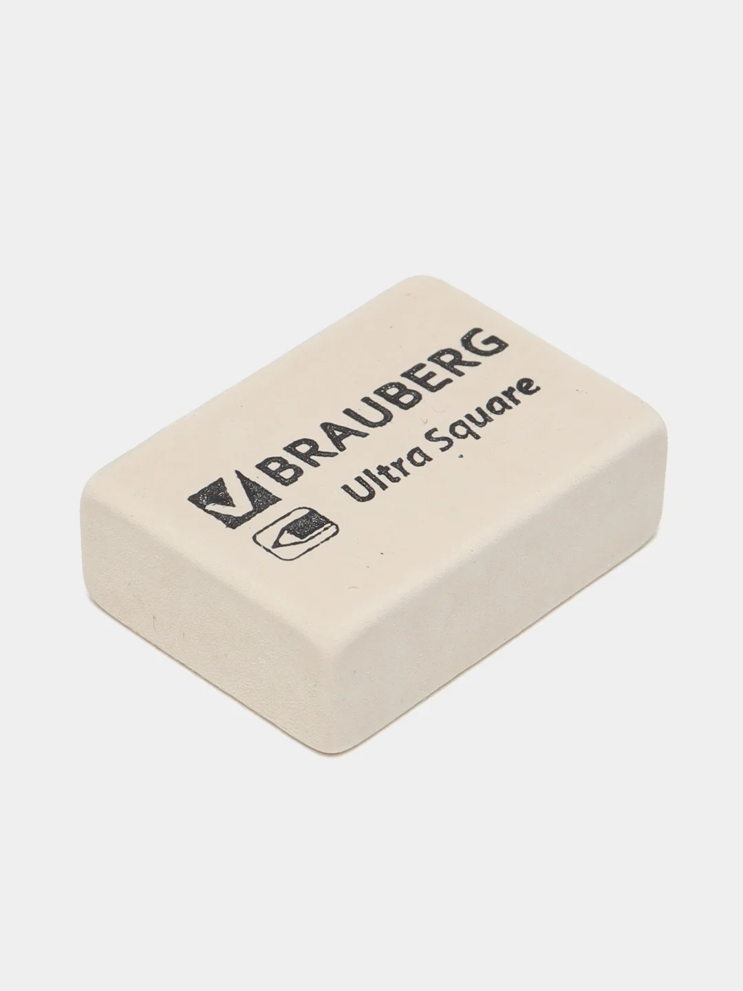 Ластик BRAUBERG Ultra Square, 26 х 18 х 8 мм, белый, натуральный каучук