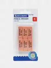 Ластики BRAUBERG Ultra, размер ластика: 41 х 14 х 8 мм, натуральный каучук