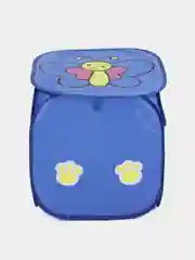 Темно-синий корзина складная для хранения игрушек, с крышкой и ручками