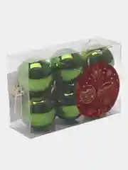 Золотой елочные игрушки, набор шаров, 6 штук