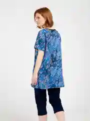 Синий туника женская домашняя, Lilians