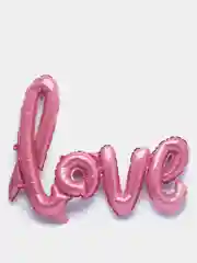 Воздушный новогодний шар с надписью Love
