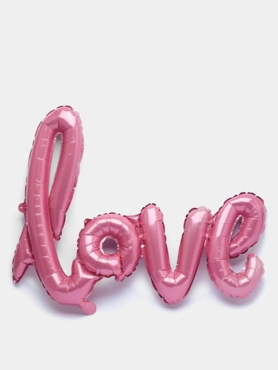 Воздушный новогодний шар с надписью Love