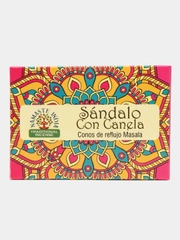 Благовония Orkay Сандал и Корица, Sandalwood with Cinnamon, 35 г, 10 ароматических конусов