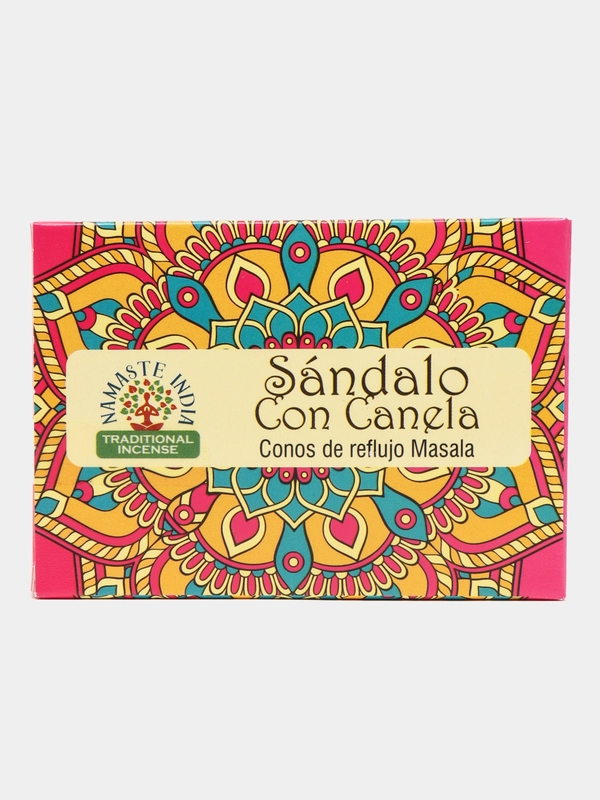 Благовония Orkay Сандал и Корица, Sandalwood with Cinnamon, 35 г, 10 ароматических конусов