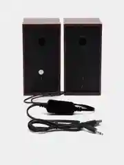 Коричневый акустические колонки для компьютера GFPoWeR TS-01, 6 Вт, USB