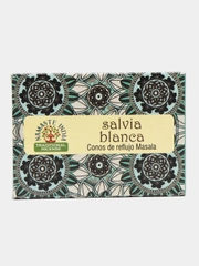 Благовония Orkay "Белый шалфей", White Sage, 35 г, 10 ароматических конусов стелющийся дым