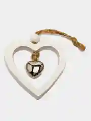 Серебряный подвеска новогодняя с бубенчиком