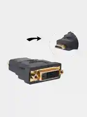 Переходник 5bites DH1807G, DVI 24+1 (F) - HDMI (M)