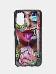 Чехол силиконовый с рисунком на Samsung A41
