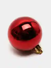 Красный ёлочные шары, 6 штук, 6 см
