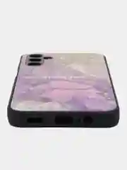Пурпурный чехол для Samsung Galaxy A14 (Самсунг Галакси А14), пластиковый, глянцевый