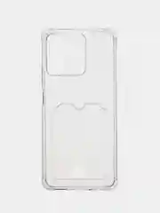 Марсала чехол для Realme C51,C53 /Реалми C51,С53 /Realme Note 50, прозрачный, с карманом для карты