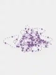 Фиолетовый бусины  на нитке для рукоделия