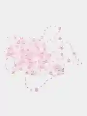 Розовый бусины  на нитке для рукоделия