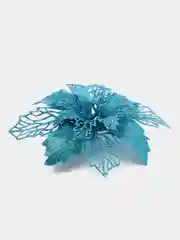 Белый елочное украшение цветок набор 5 штук