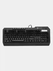Черный клавиатура игровая Oklick 715G, USB, с подсветкой