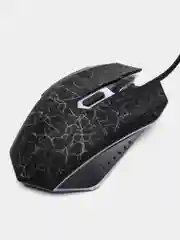 Черный мышь компьютерная Oklick 905G Invasion, с подсветкой, игровая