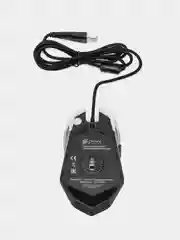 Черный мышь компьютерная Oklick 905G Invasion, с подсветкой, игровая