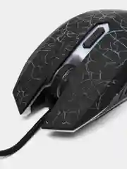 Черный мышь компьютерная Oklick 905G Invasion, с подсветкой, игровая