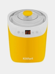 Йогуртница Kitfort КТ-4090-1, бело-желтый